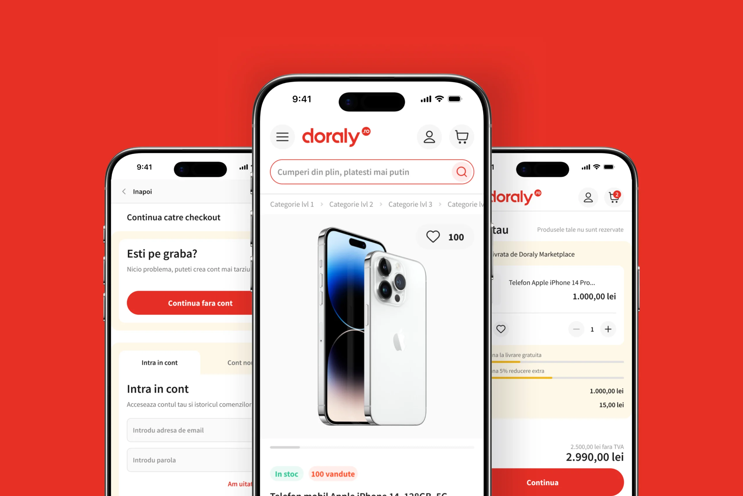 Doraly mobile shopping experience optimized for conversions